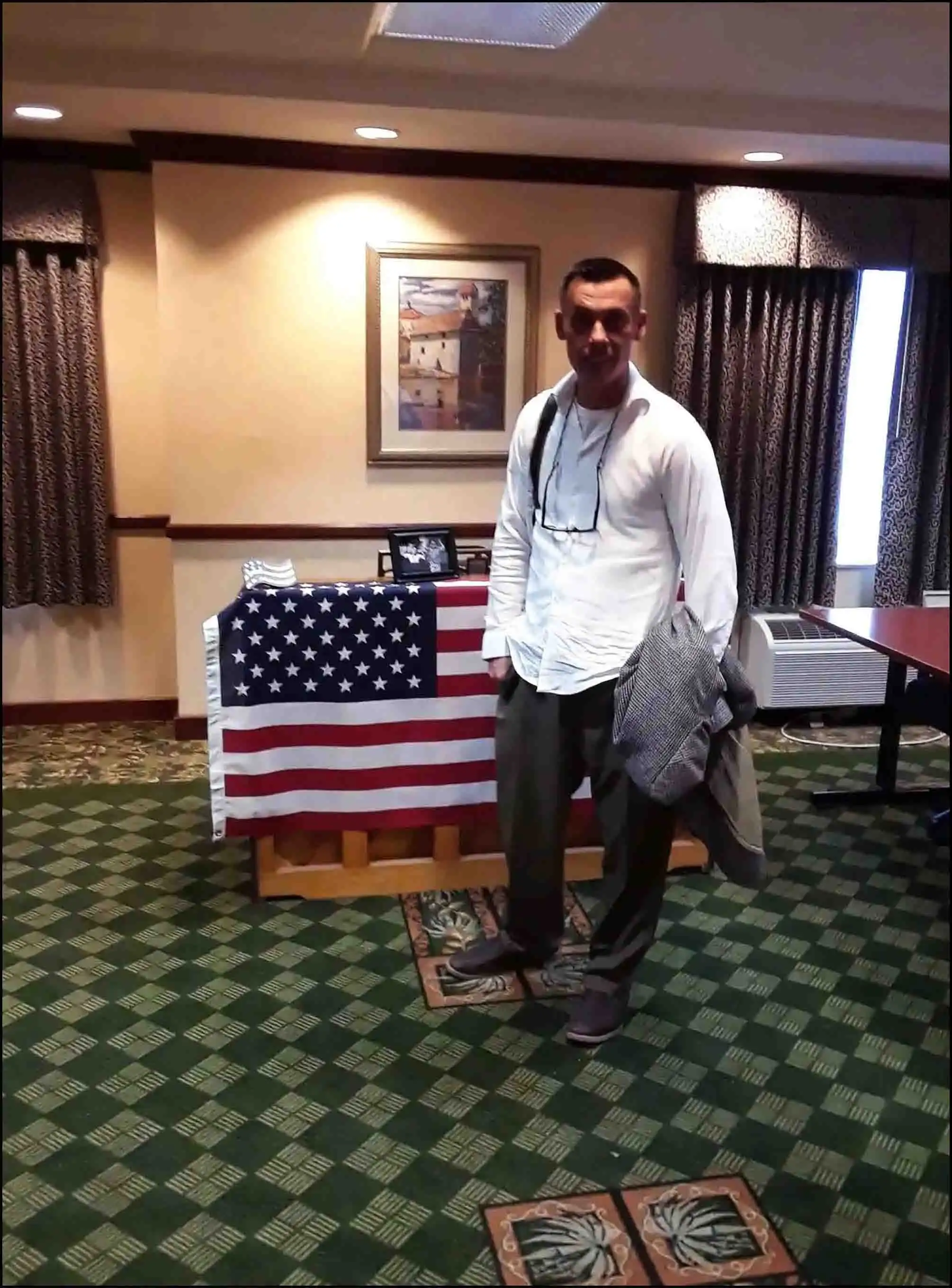 CEO & author of Little Danny’s Books plays a piano tribute for fallen US soldiers...David Haave 2022 -- David Haave